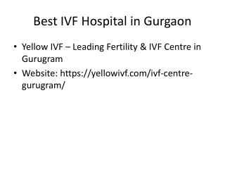 best ivf hospital in gurgaon