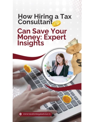 How Hiring a Tax Consultant Can Save Your Money 1