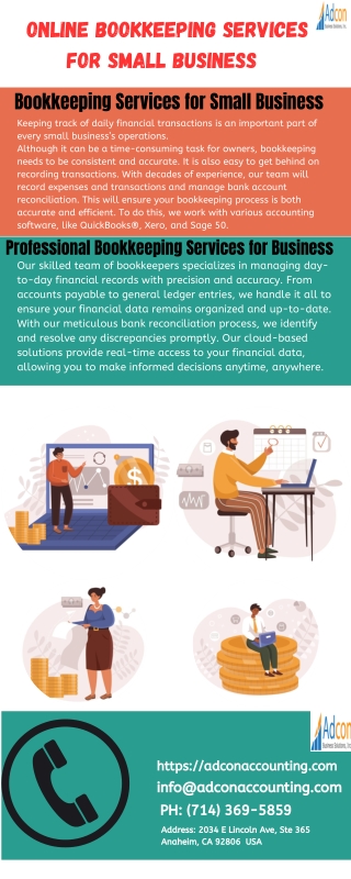 Online Bookkeeping Services for Small Business