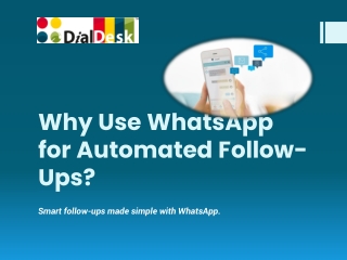 Why Use WhatsApp for Automated Follow-Ups