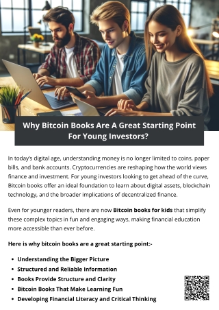 Why Bitcoin Books Are A Great Starting Point For Young Investors?
