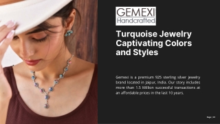 Turquoise Jewelry Captivating Colors and Styles