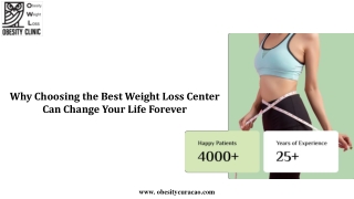 Why Choosing the Best Weight Loss Center Can Change Your Life Forever