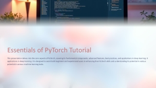 Essentials of PyTorch Tutorial