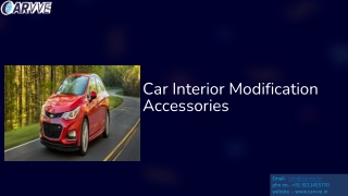 Car-Interior-Modification-Accessories in india