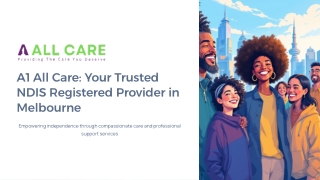 NDIS Registered Provider in Melbourne