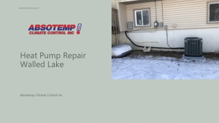 Heat Pump Repair Walled Lake