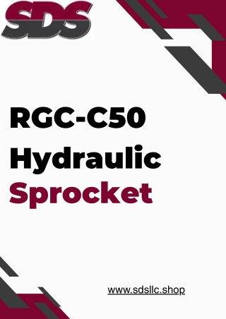 Buy Reliable & Durable RGC-C50 Hydraulic Sprocket