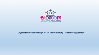 Daycare for Toddlers Chicago: A Safe and Stimulating Start for Young Learners