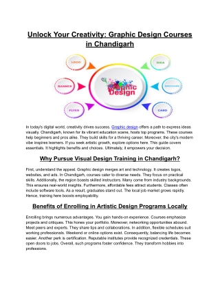 dn Unlock Your Creativity_ Graphic Design Courses in Chandigarh