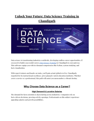 DN Unlock Your Future_ Data Science Training in Chandigarh
