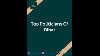 Top Politicians of Bihar- VotersVerdict.com