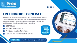 Free Invoice Template - Free Invoice Generate