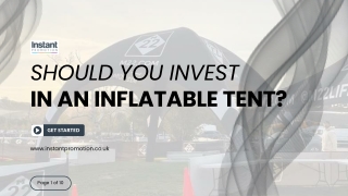 Inflatable Tents: Are They Worth the Investment?