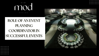 Role of an Event Planning Coordinator in Successful Events