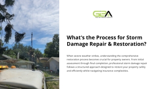 What's the Process for Storm Damage Repair & Restoration