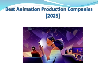 Best Animation Production Companies [2025]