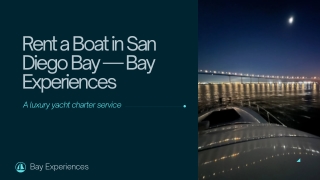 Rent a Boat in San Diego Bay