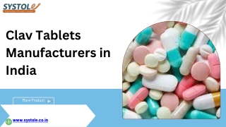 Clav Tablets Manufacturers in Indi