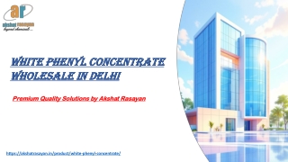Akshat Rasayan White Phenyl Concentrate Wholesale in Delhi