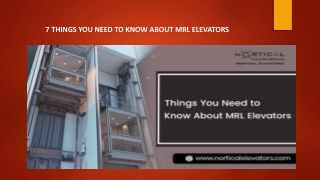 Article 17 MRL elevator manufacturers in India