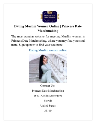 Dating Muslim Women Online | Princess Date Matchmaking