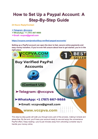 How to Set Up a Paypal Account_ A Step-By-Step Guide