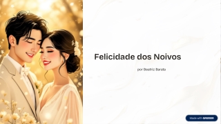 Felicidade dos Noivos por Beatriz Barata