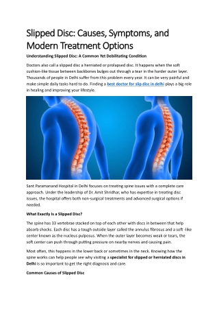 Slipped Disc