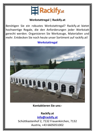 Werkstattregal  Rackify.at