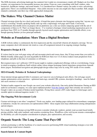 B2B Digital Marketing Channels Worth Investing In This Year