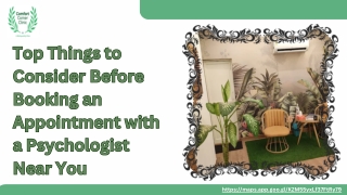 Top Things to Consider Before Booking an Appointment with a Psychologist