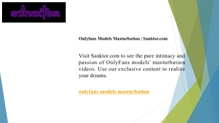 Onlyfans Models Masturbation Sanktor.com