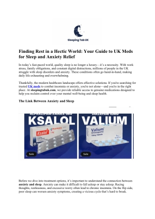 buy nitrazepam online