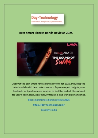 Best Smart Fitness Bands Reviews 2025