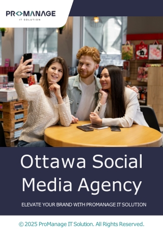 ProManage IT Solution: Elevating Ottawa Businesses with Strategic Social Media E