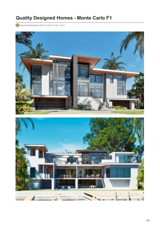 Quality Designed Homes - Neo Homes