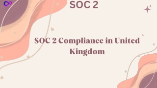 SOC 2 Compliance in United Kingdom