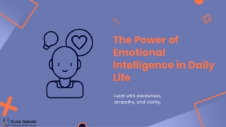 The Power of Emotional Intelligence in Daily Life