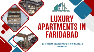 Luxury apartments in faridabad