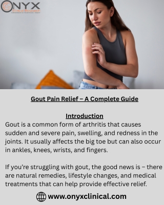 Best Gout Treatment Approaches for Long-Term Pain Relief and Prevention
