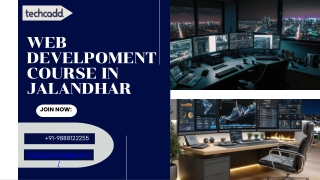web develpoment course in jalandhar