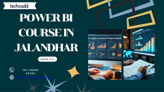 Best Power BI Course in Jalandhar
