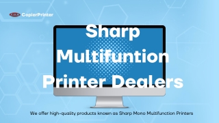 Sharp Multifunction Photocopier Dealers in Chennai