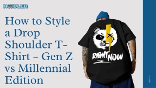 How to Style a Drop Shoulder T-Shirt – Gen Z vs Millennial Edition