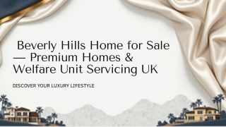 Beverly Hills Homes for Sale with UK