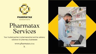 Pharmatax Services | Pharmacy Accountants