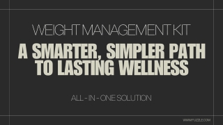 Weight Management kit