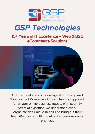 Indiamart B2B Marketplace - GSP Technologies