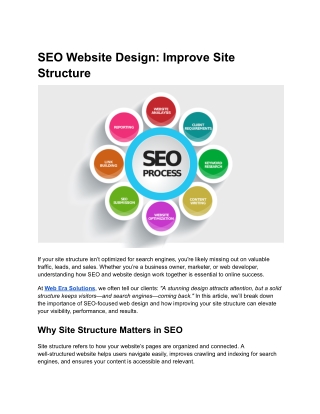 SEO Website Design_ Improve Site Structure